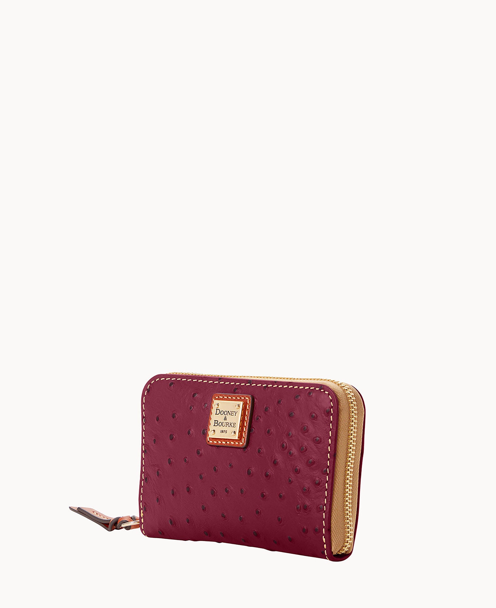 Ostrich Medium Zip Around Wallet - Image 5