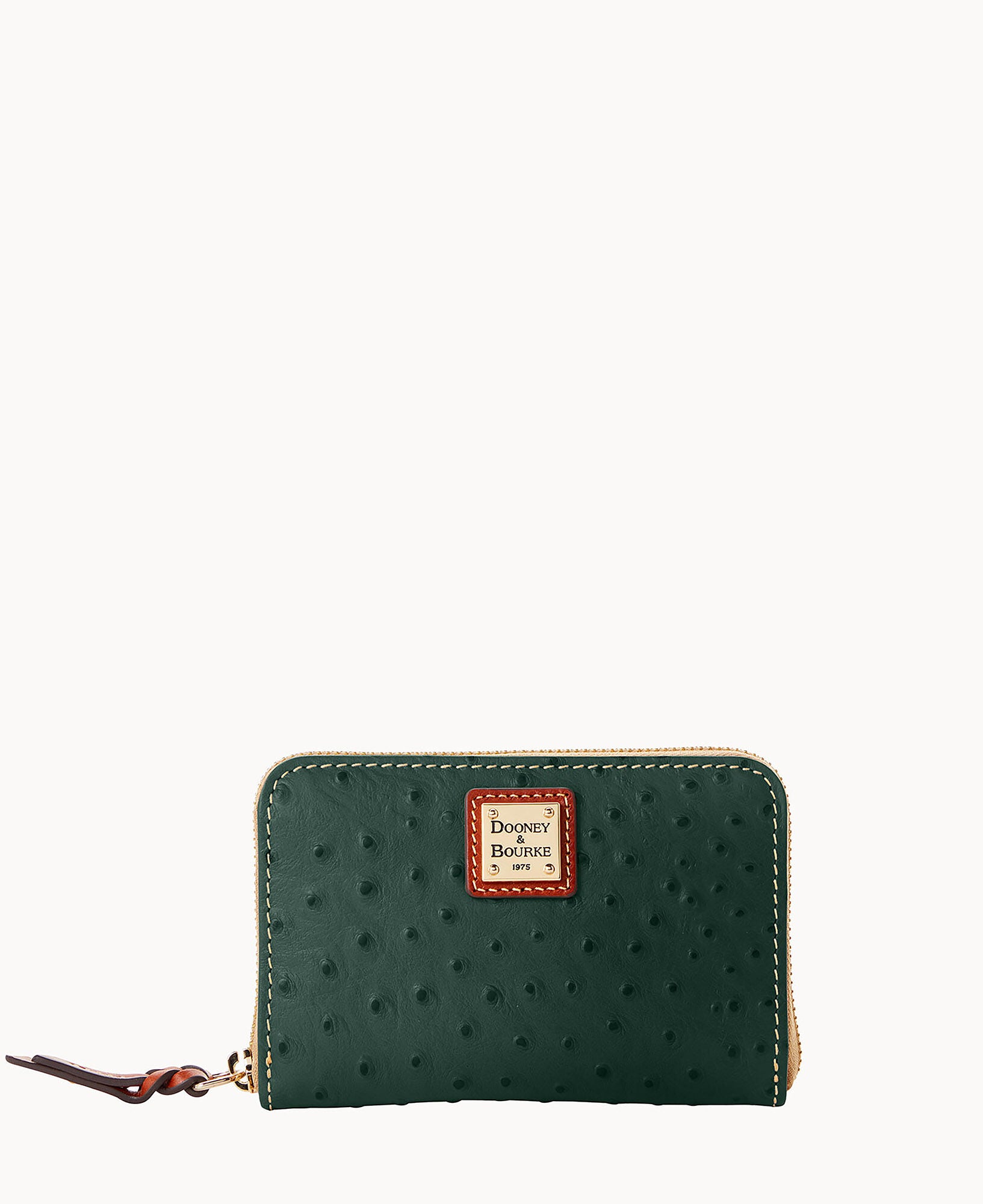 Ostrich Medium Zip Around Wallet - Image 10