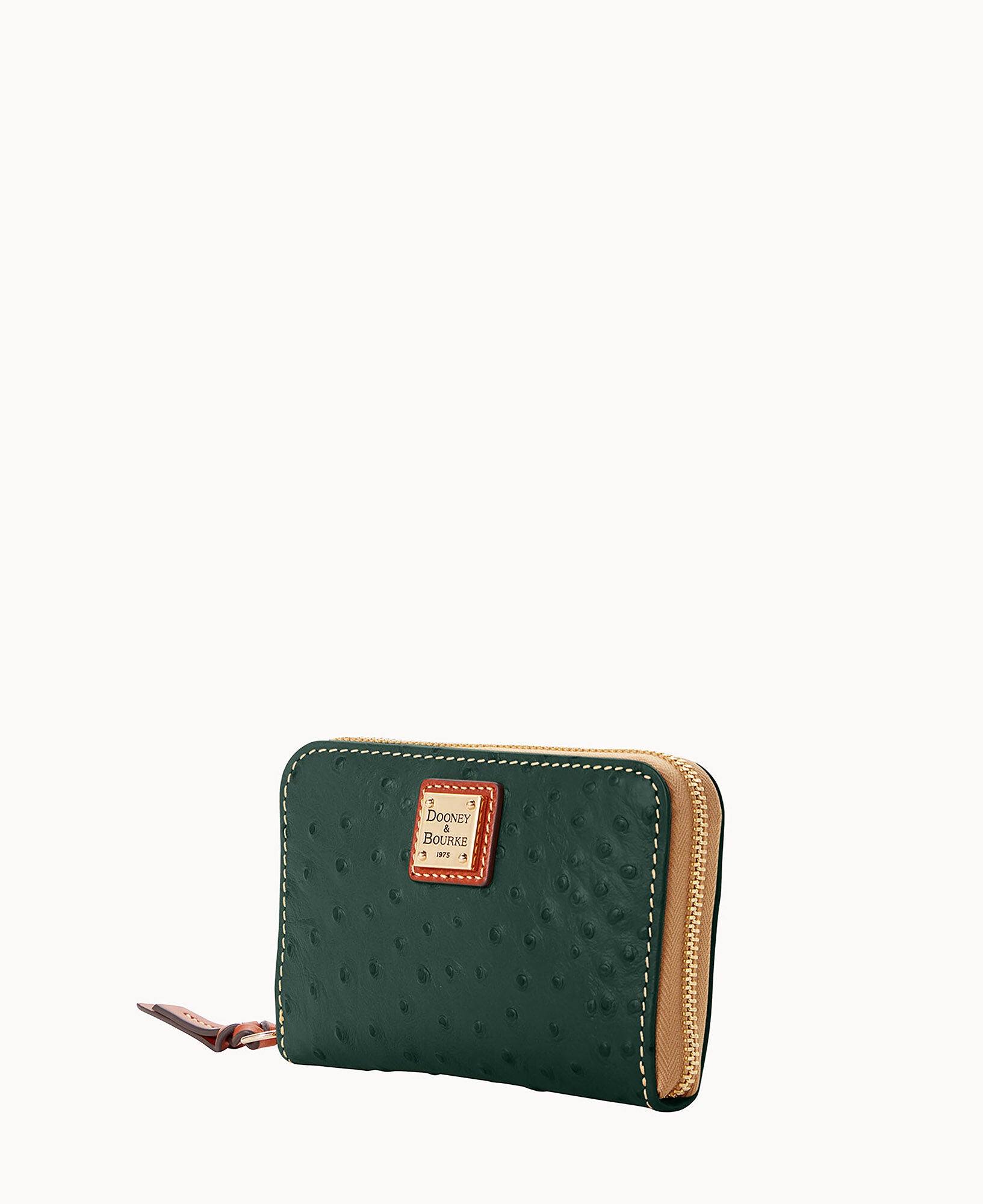 Ostrich Medium Zip Around Wallet - Image 11
