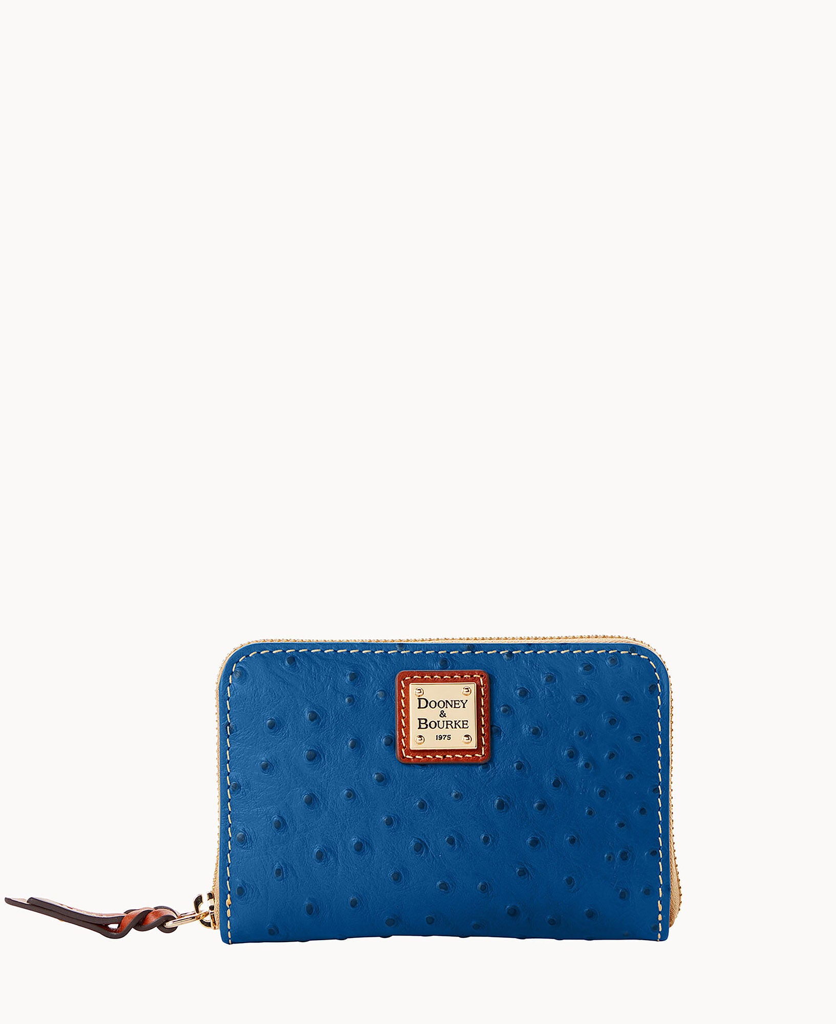 Ostrich Medium Zip Around Wallet - Image 7