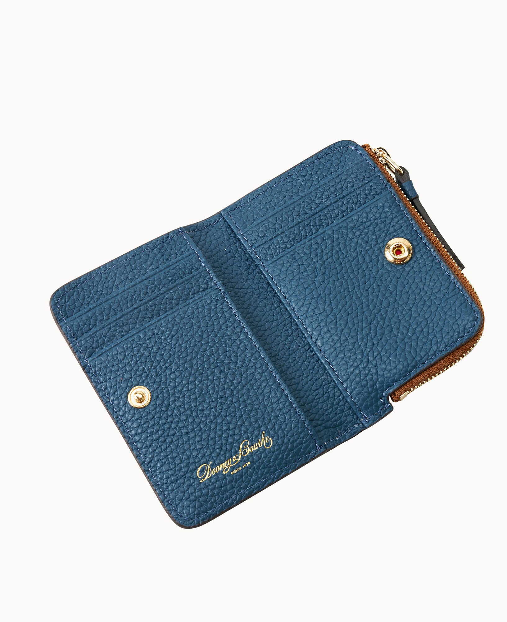 Pebble Grain Zip Credit Card Wallet 12 - Image 12