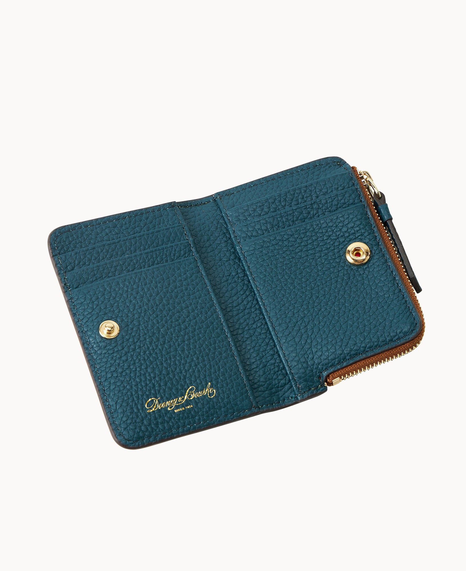 Pebble Grain Zip Credit Card Wallet 12 - Image 21