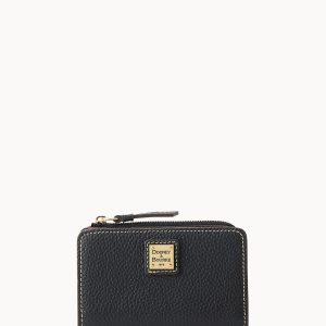Pebble Grain Zip Credit Card Wallet 14