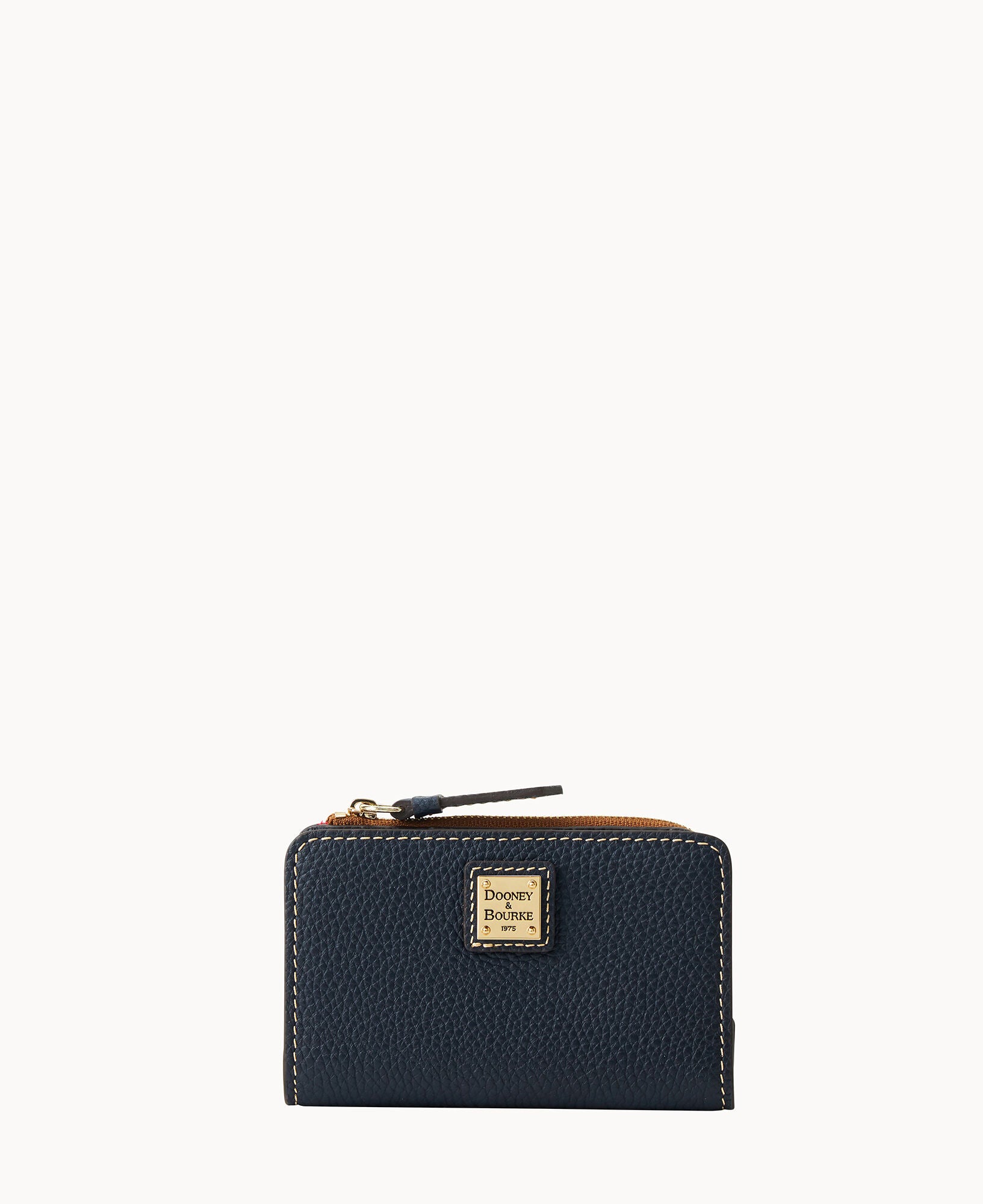 Pebble Grain Zip Credit Card Wallet 14 - Image 25