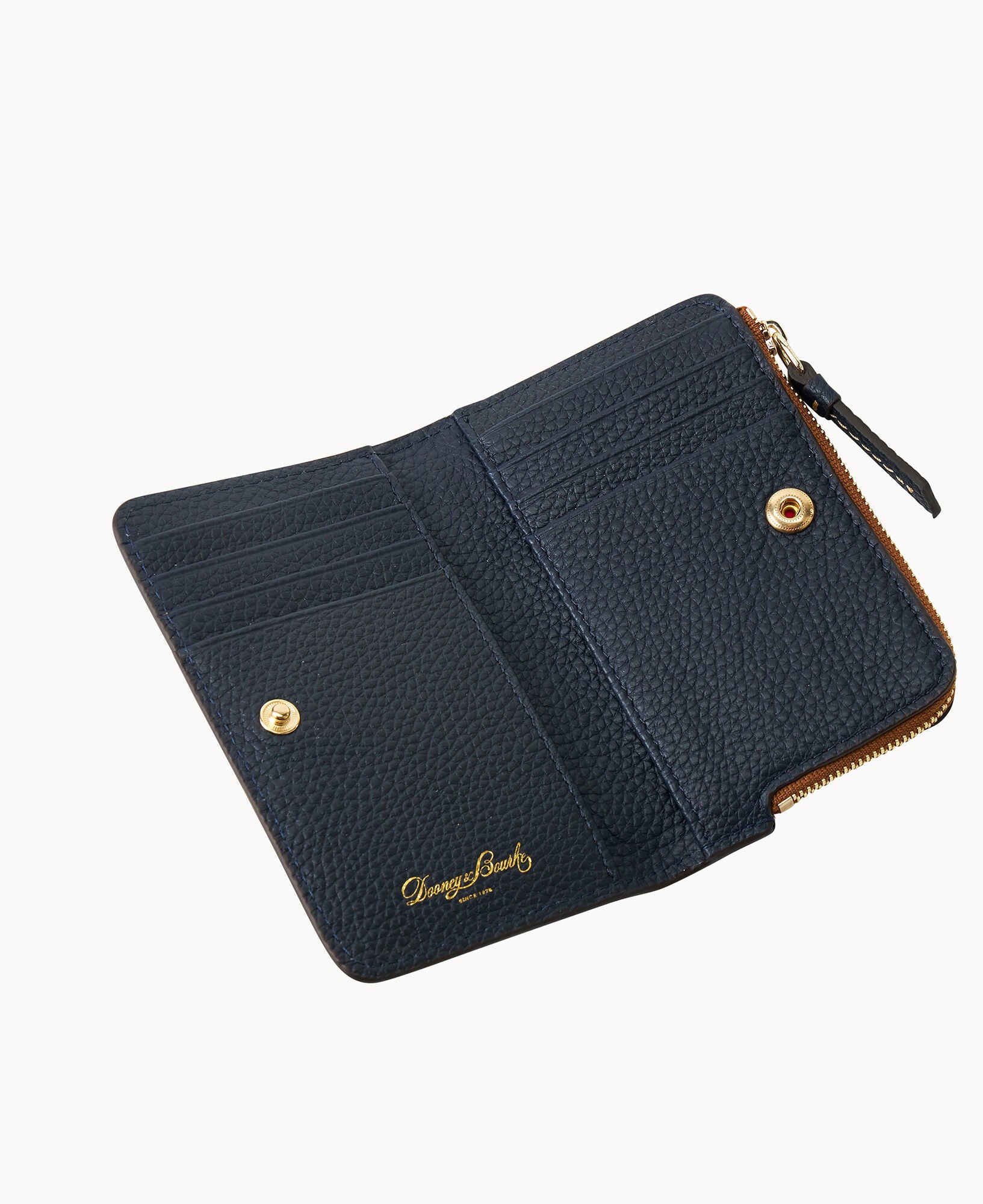 Pebble Grain Zip Credit Card Wallet 14 - Image 27