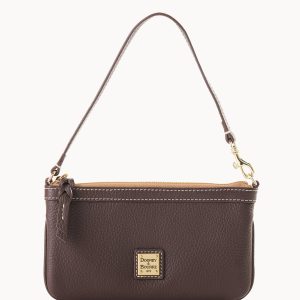 Lucca Leather Large Slim Wristlet