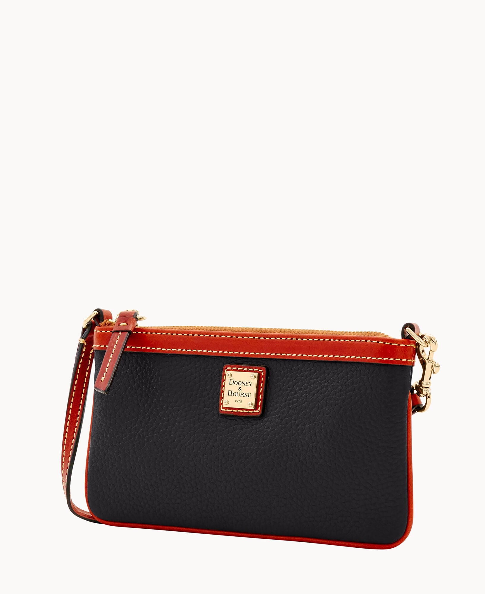 Pebble Grain Large Slim Wristlet - Image 16