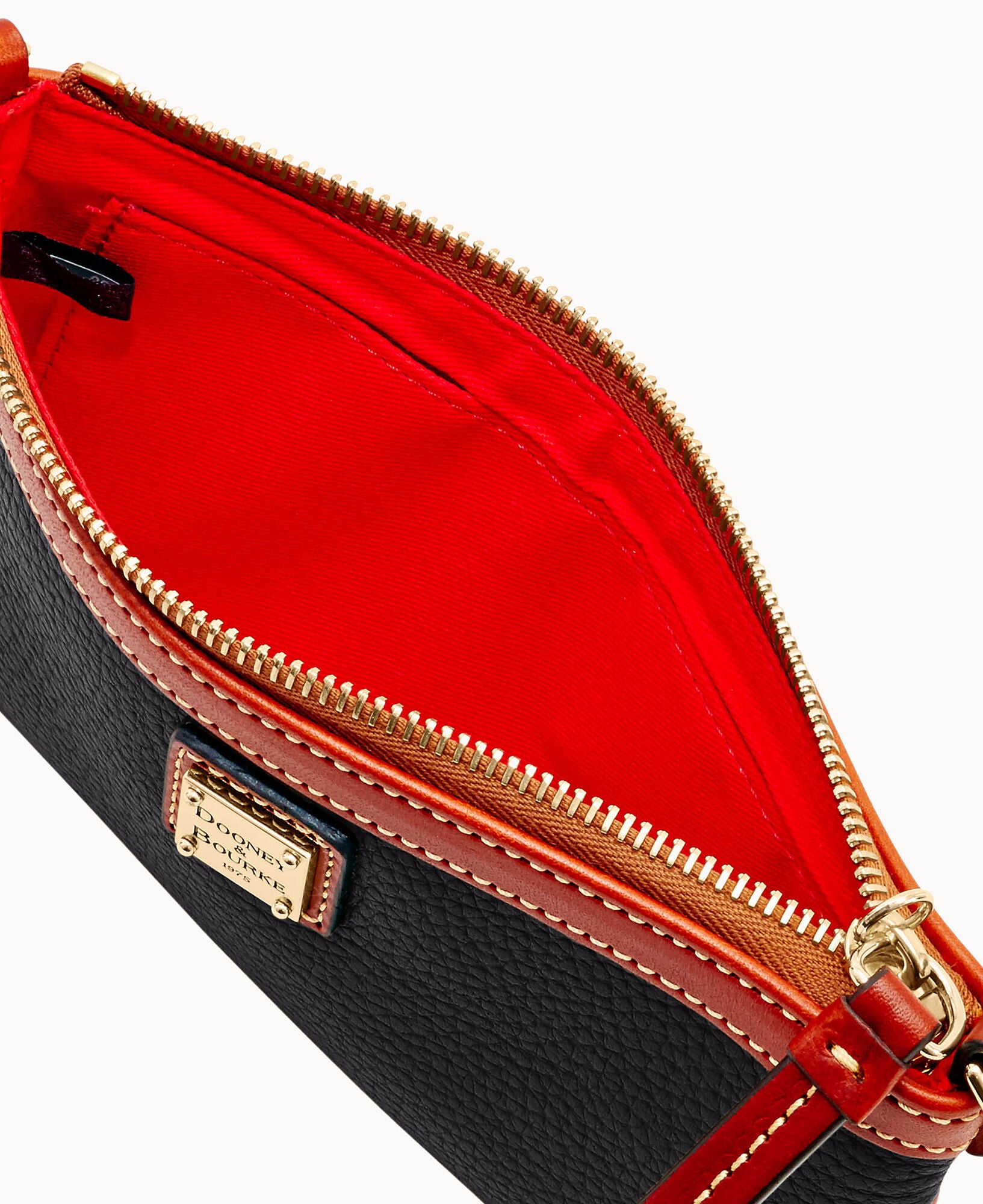 Pebble Grain Large Slim Wristlet - Image 17