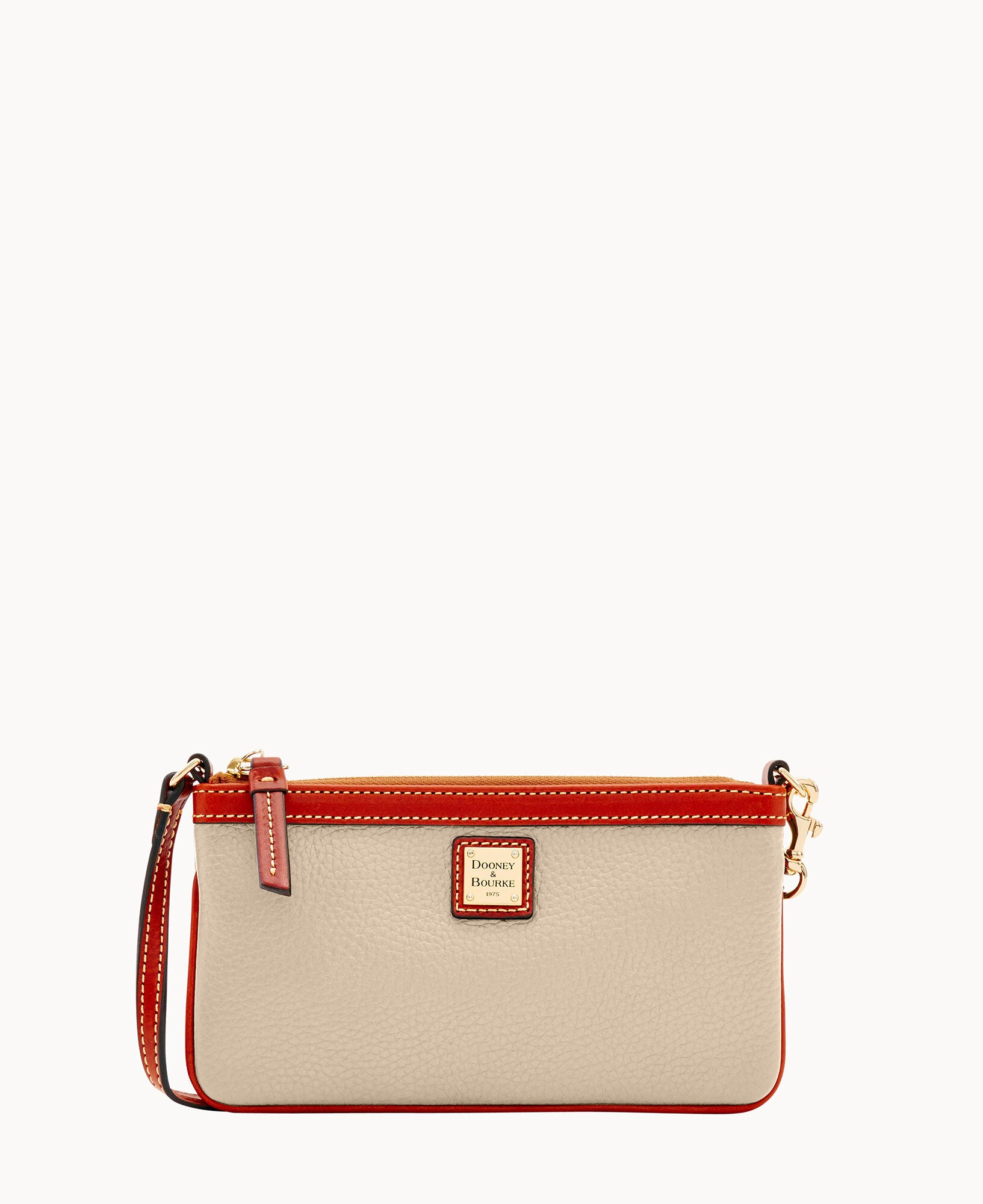 Pebble Grain Large Slim Wristlet - Image 12