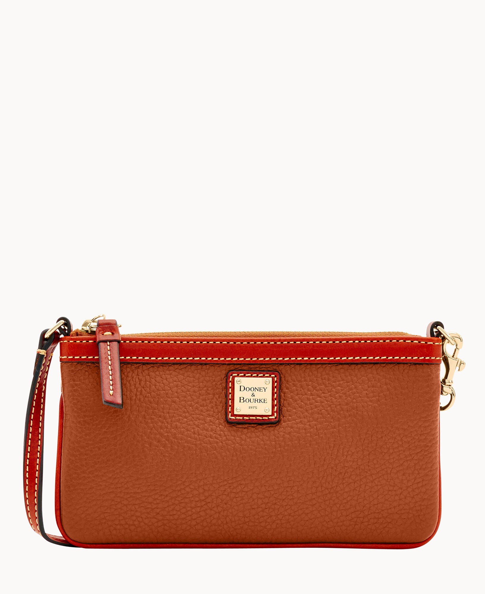 Pebble Grain Large Slim Wristlet - Image 21