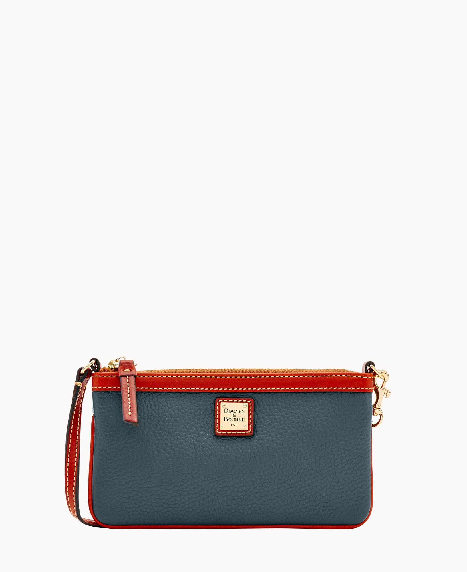 Pebble Grain Large Slim Wristlet - Image 7