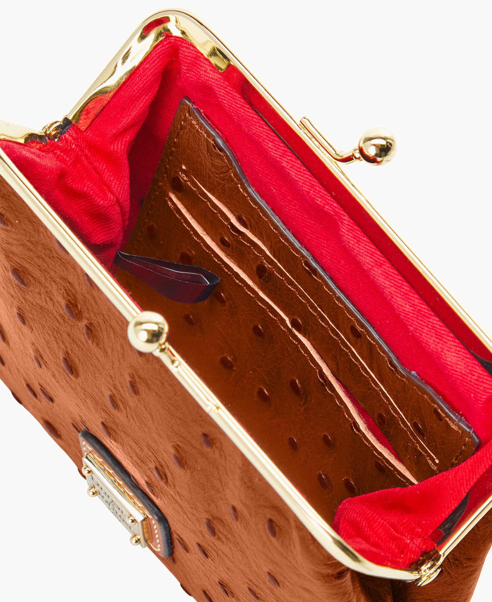 Ostrich Large Framed Purse - Image 3